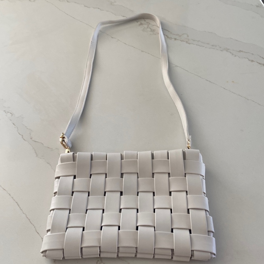 Anthropologie Lindy Woven Clutch